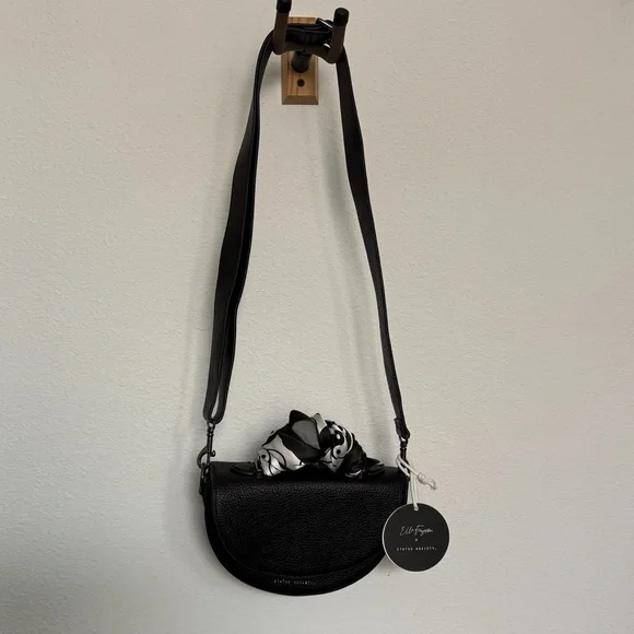 Status Anxiety Black Minimalist Leather Crossbody - Picture 4 of 6